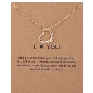 I Love You Necklace
